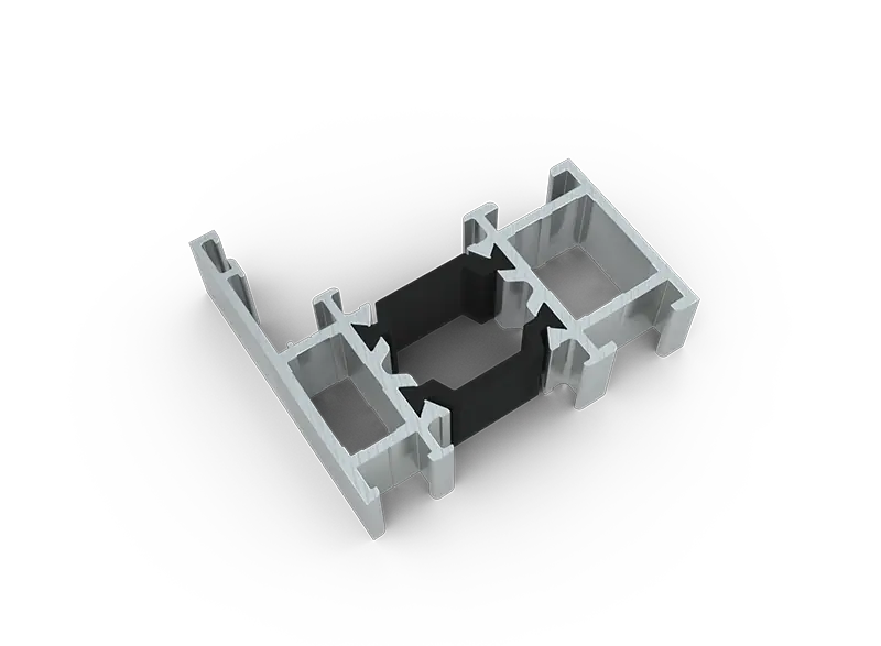 Профиль с термозакаткой